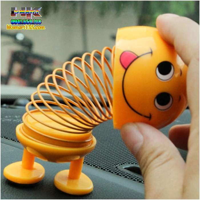 Đồ chơi thú nhún Emoji lò xo