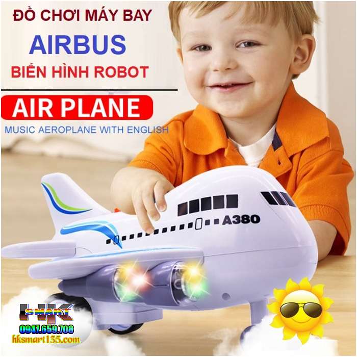 Máy bay robot biến hình Airbus 380