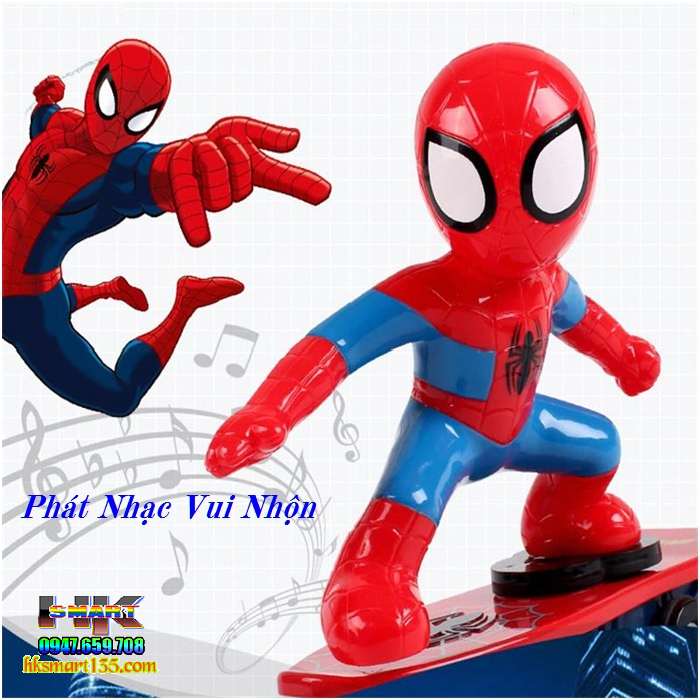 Đồ chơi người nhện trượt ván