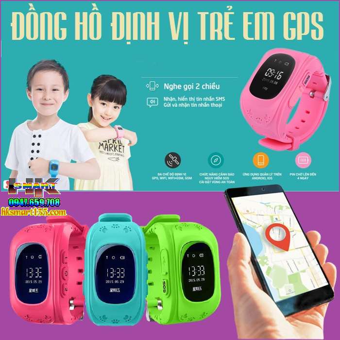 Đồng hồ định vị trẻ em GPS