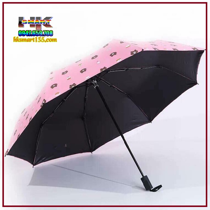 Dù xếp gọn gấu Brown