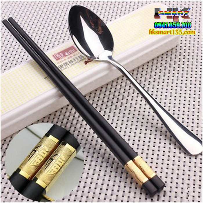 Đũa sừng bọc vàng-bạc cao cấp