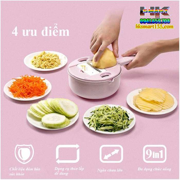 Dụng cụ bào sợi rau củ quả đa năng chất liệu lúa mạch