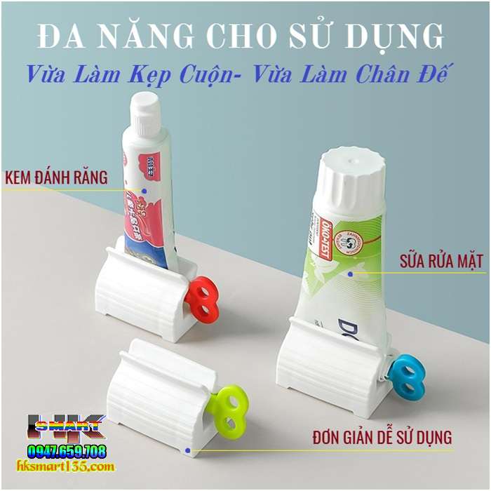 Dụng Cụ Cuộn Nặn Tiết Kiệm Kem Đánh Răng