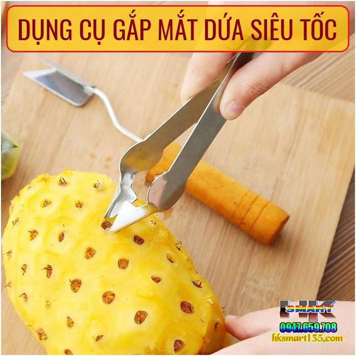 Dụng cụ gắp mắt dứa