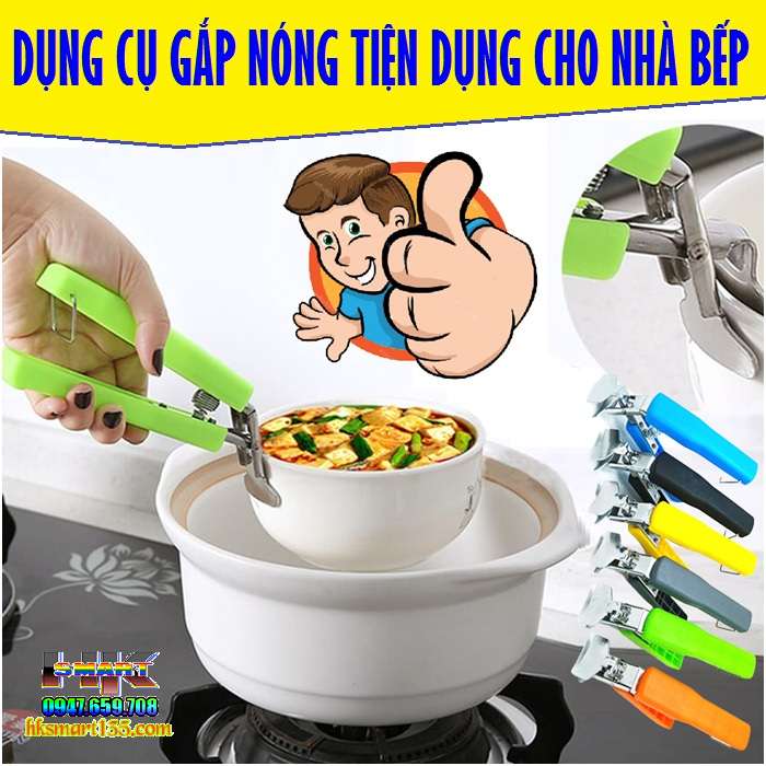 Dụng cụ gắp nóng tiện dụng cho nhà bếp