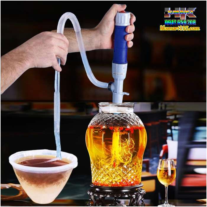 Bơm hút rượu- chất lỏng dùng pin
