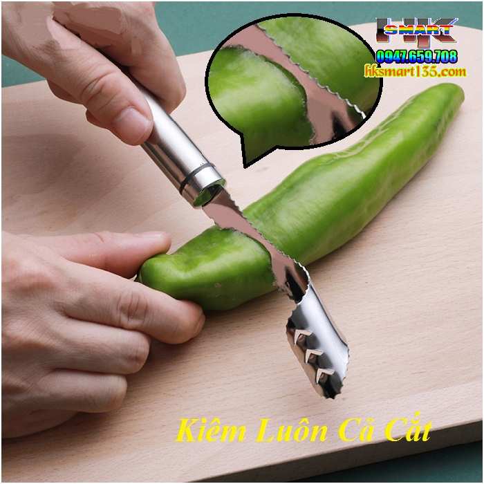 Dụng Cụ Inox Đa Năng Lấy Ruột Hạt Trái Cây Nhanh Chóng Tiện Lợi