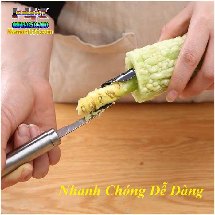 Dụng Cụ Inox Đa Năng Lấy Ruột Hạt Trái Cây Nhanh Chóng Tiện Lợi