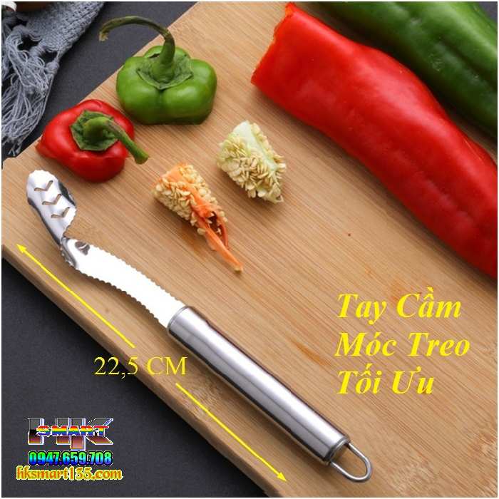 Dụng Cụ Inox Đa Năng Lấy Ruột Hạt Trái Cây Nhanh Chóng Tiện Lợi