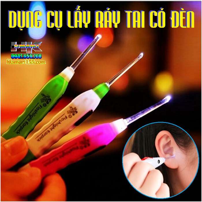 Dụng cụ lấy ráy tai có đèn Flashlight Earpick