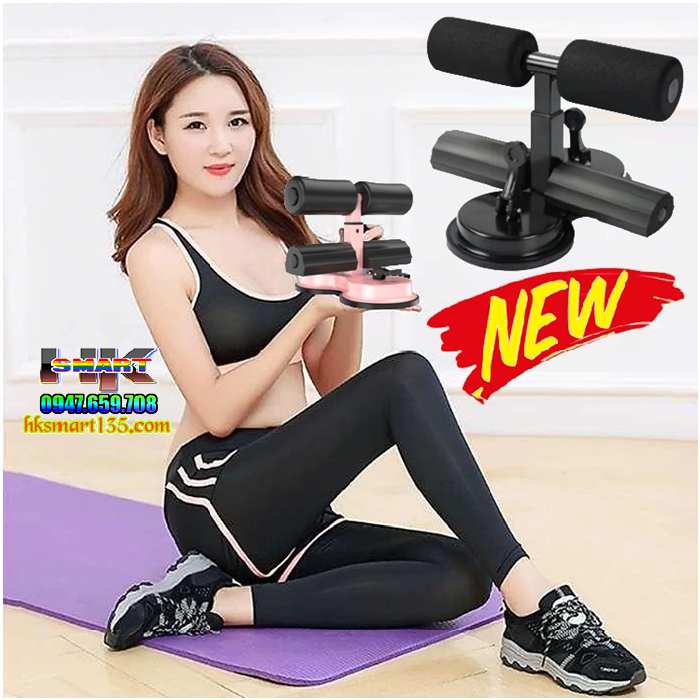 Dụng cụ tập bụng chữ T 2 tầng đế hít kép đa năng