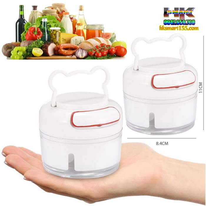 Dụng cụ xay tỏi, ớt, rau, củ quả đa năng