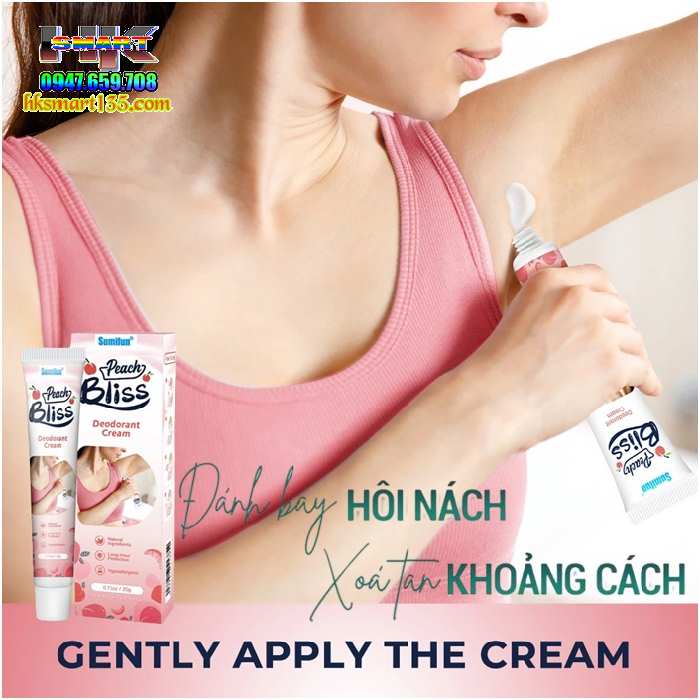 Dưỡng Thể Lăn Khử Mùi Cơ Thể Sumifun Body Odour Remover Roll-on 60ml- Đánh Bay Giảm Tiết Mùi Hôi Nách, Hôi Chân, se Khô Hết Thâm Cho Nam Nữ