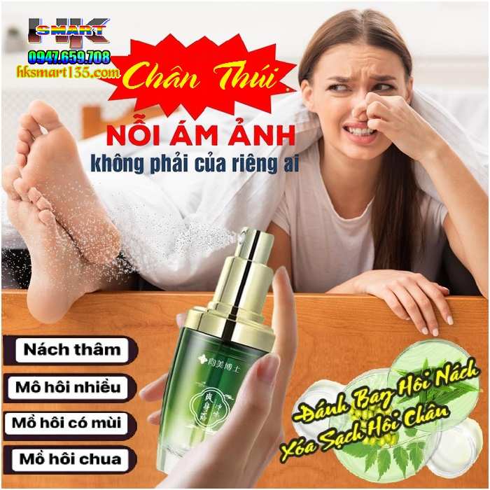 Dưỡng Thể Xịt Khử Mùi Cơ Thể Zifei Nam Kinh Đông Y Trung Hoa 30ml- Hỗ Trợ Giảm Tiết Mùi Hôi Nách, Hôi Chân,se Khô Hết Thâm Cho Nam Nữ