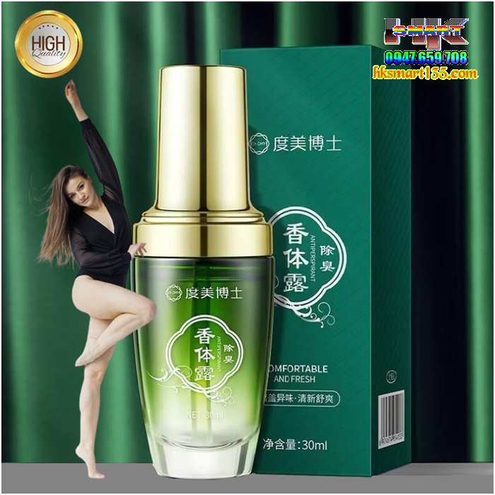 Dưỡng Thể Xịt Khử Mùi Cơ Thể Zifei Nam Kinh Đông Y Trung Hoa 30ml- Hỗ Trợ Giảm Tiết Mùi Hôi Nách, Hôi Chân,se Khô Hết Thâm Cho Nam Nữ