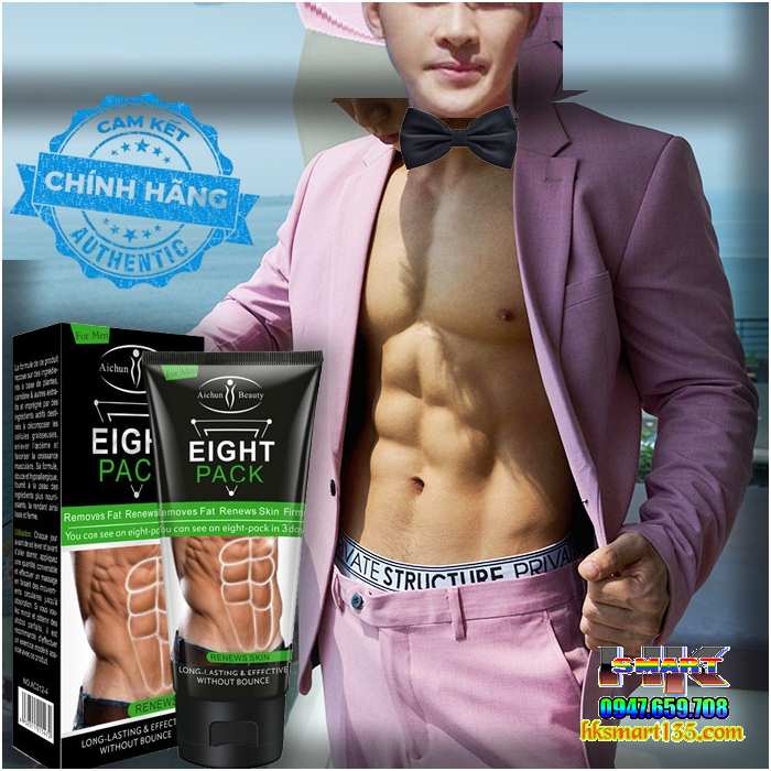 Eight Pack Aichun Beauty- Kem Đốt Mỡ Thừa Tăng Săn Chắc Cơ Bụng Cho Nam Nữ