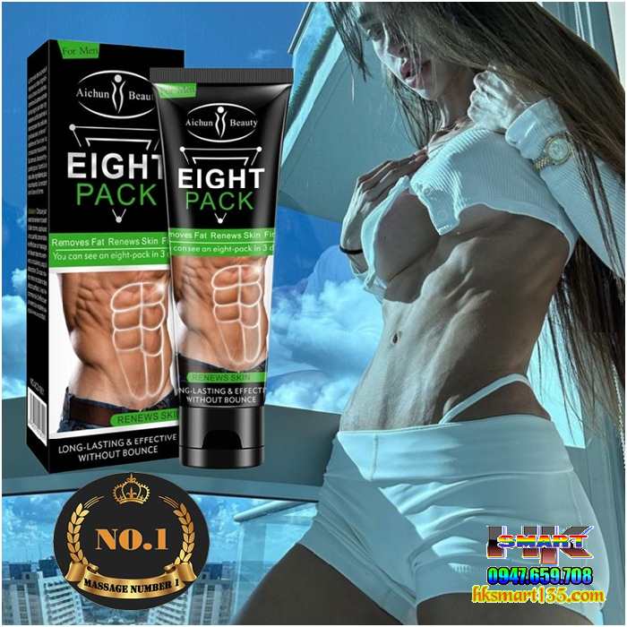 Eight Pack Aichun Beauty- Kem Đốt Mỡ Thừa Tăng Săn Chắc Cơ Bụng Cho Nam Nữ