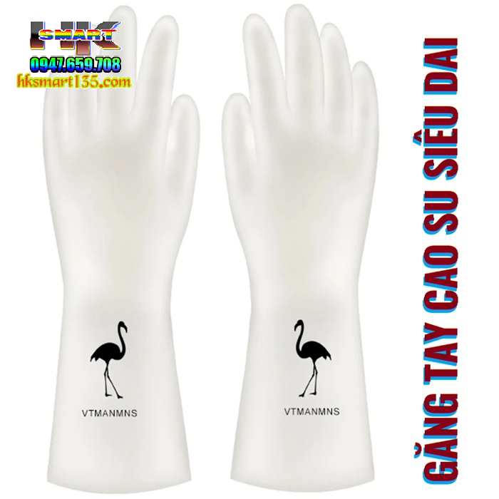 Găng tay cao su siêu dai đa năng chống cắt