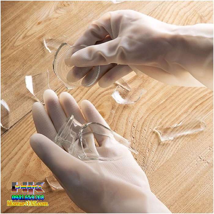 Găng tay cao su siêu dai đa năng chống cắt