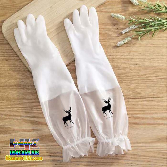 Găng tay cao su siêu dai đa năng chống cắt