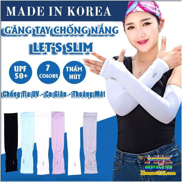 Găng tay chống nắng xỏ ngón Let Slim
