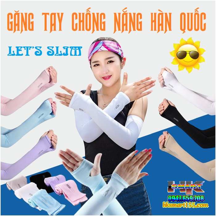 Găng tay chống nắng Hàn Quốc Let's Slim
