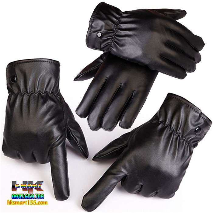 Găng tay da cảm ứng điện thoại