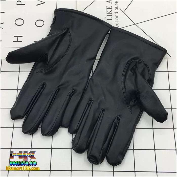 Găng tay da cảm ứng điện thoại