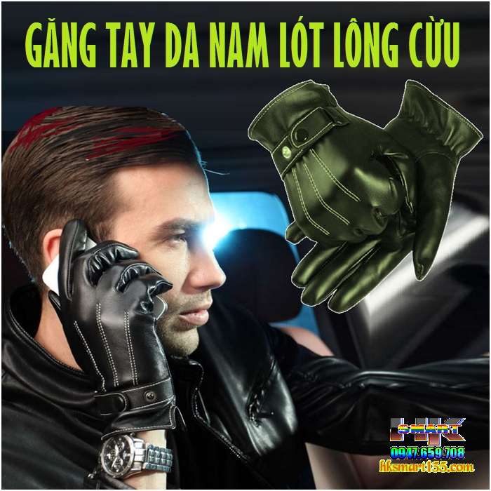 Găng tay da lót lông cừu