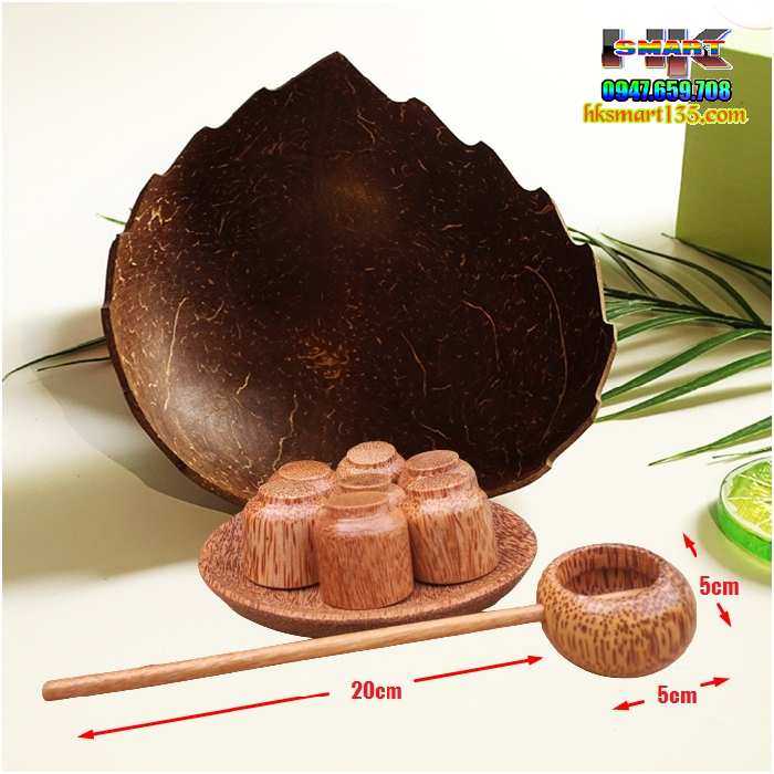 Gáo múc rượu mỹ nghệ dừa