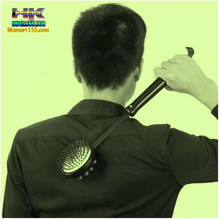 Gậy đấm gãi lưng massage 3 trong 1 cao cấp