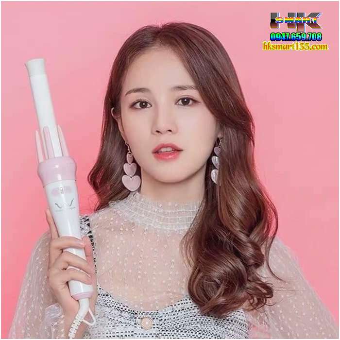 Gậy uốn xoăn xoay tự động 360 VIVID & VOGUE