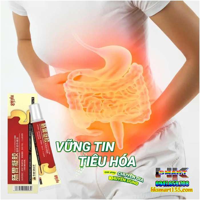 Gel Dược Liệu Tiêu Hóa Hồng Kông 20gr- Hỗ Trợ Tiêu Hóa, Bảo Vệ Dạ Dày, Đường Ruột, Chống đầy Hơi, Táo Bón, Chướng Bụng, Khó Tiêu