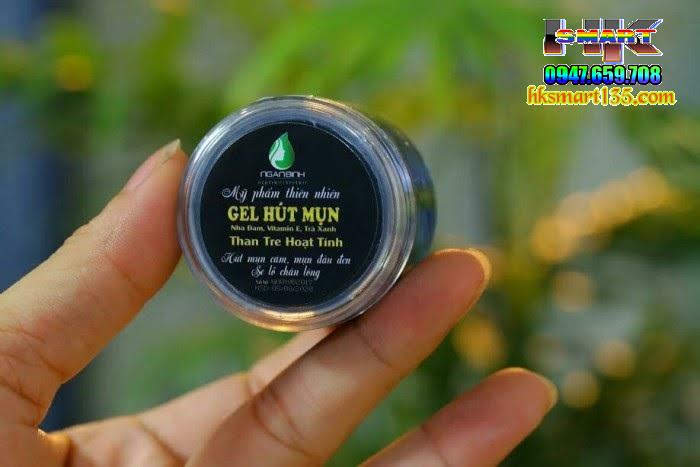 Gel hút mụn than hoạt tính 100% thiên nhiên