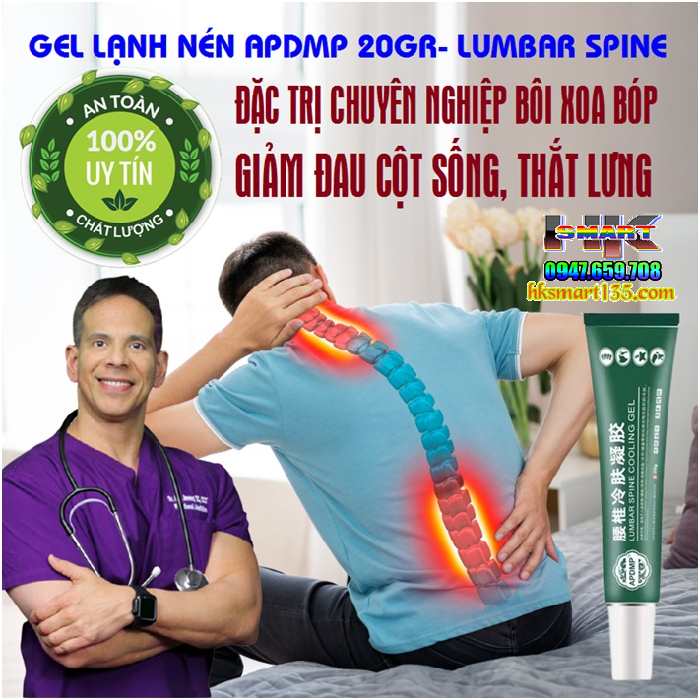 Gel Nén Lạnh APDMP 20GR Xoa Bóp Giảm Đau Xương Khớp