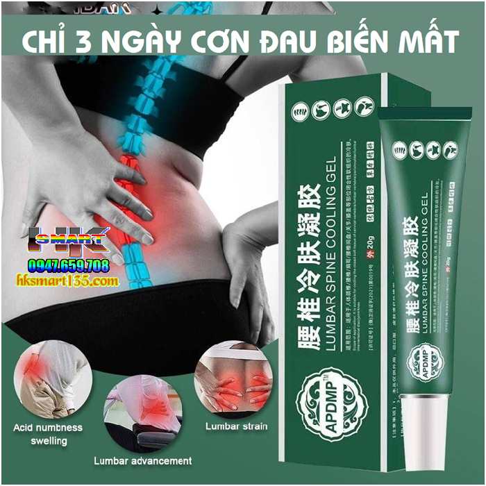 Gel Nén Lạnh APDMP 20GR Xoa Bóp Giảm Đau Xương Khớp