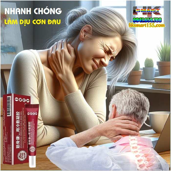 Gel Nén Lạnh APDMP 20GR Xoa Bóp Giảm Đau Xương Khớp