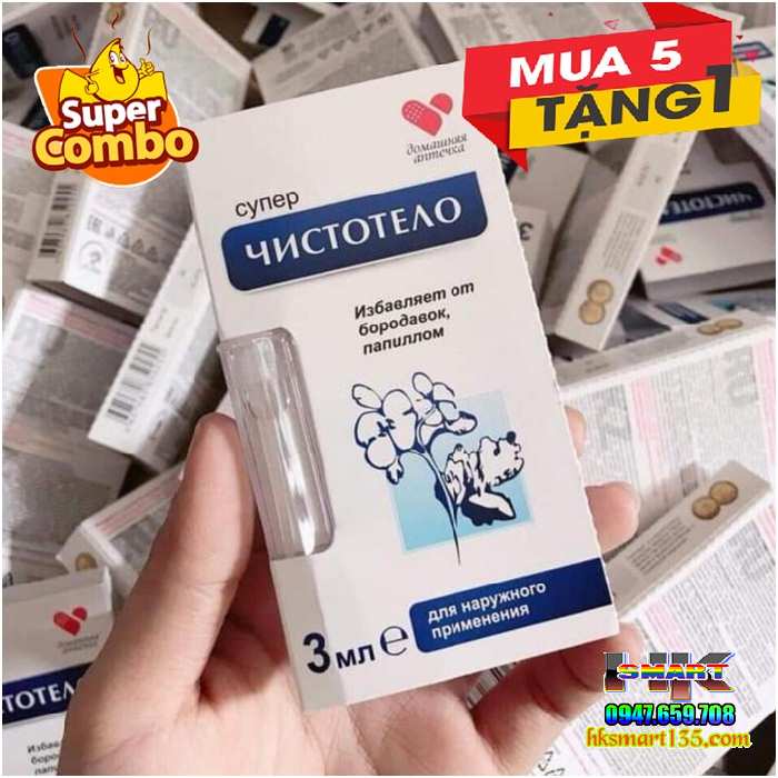 Gen tẩy nốt ruồi Dvelinil xuất xứ Nga chính hãng