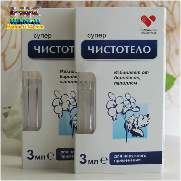 Gen tẩy nốt ruồi Dvelinil xuất xứ Nga chính hãng