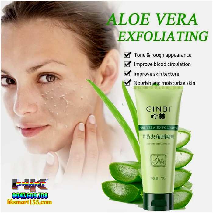 Tẩy Da Chết Nha Đam Aloe Vera Exfoliation Gel