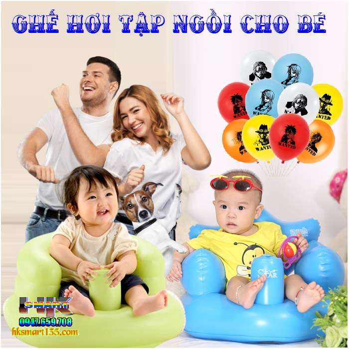 Ghế hơi tập ngồi cho bé