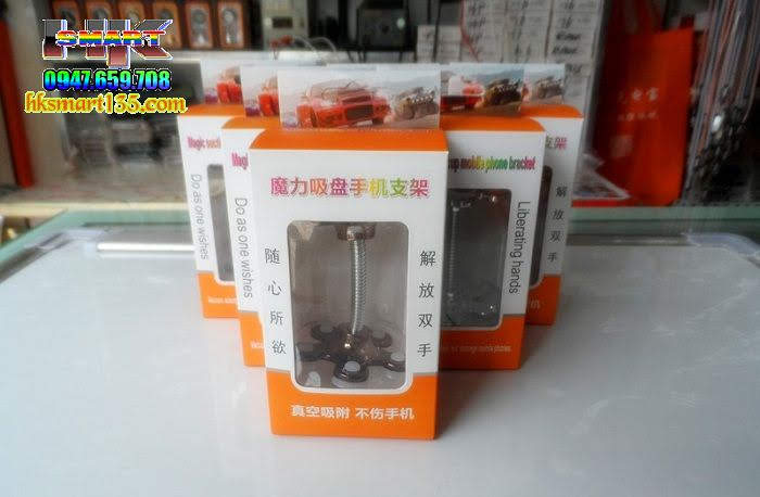Giá đỡ điện thoại hút chân không hình hoa