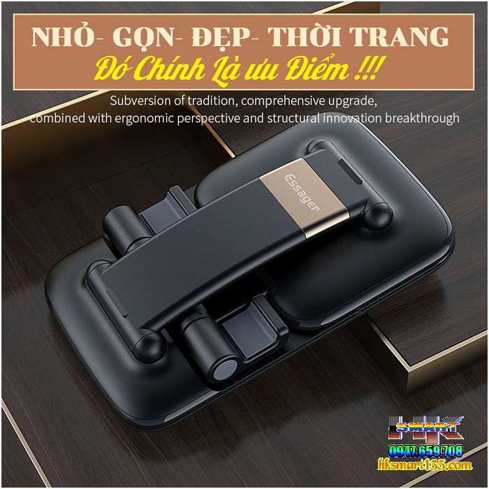 Giá đỡ điện thoại để bàn gấp gọn