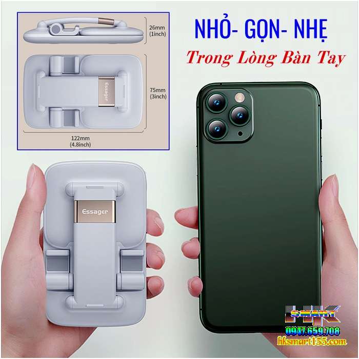 Giá đỡ điện thoại để bàn gấp gọn