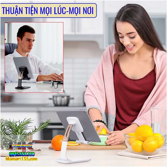 Giá đỡ điện thoại để bàn gấp gọn