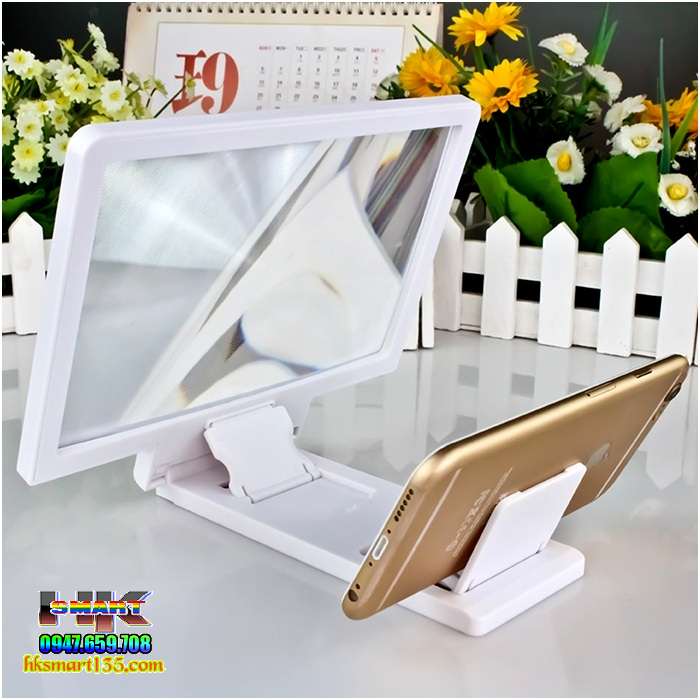 Kính Phóng To Điện Thoại Kiêm Giá Đỡ