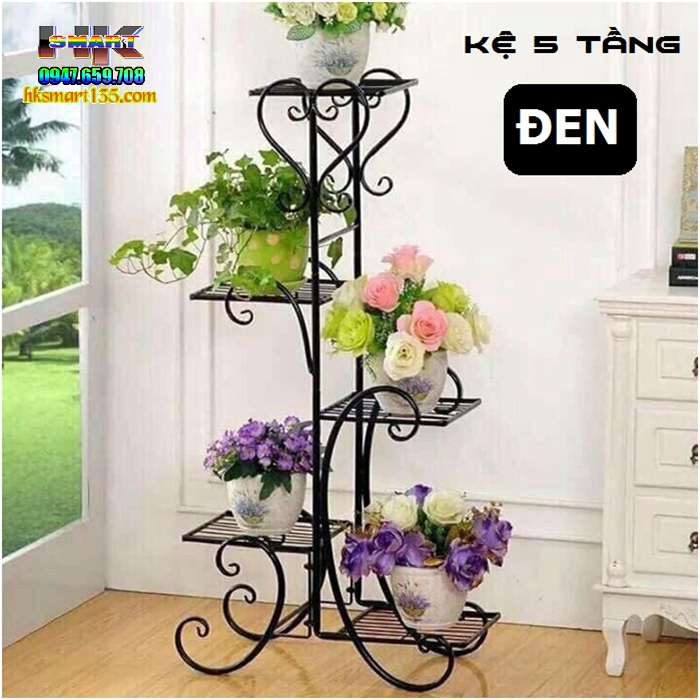 Kệ sắt để cây cảnh chậu hoa