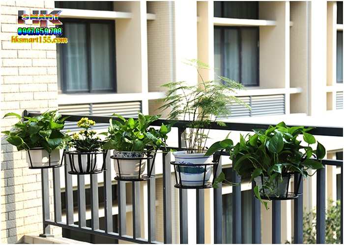Giá sắt để chậu Hoa- Cây cảnh treo ban công