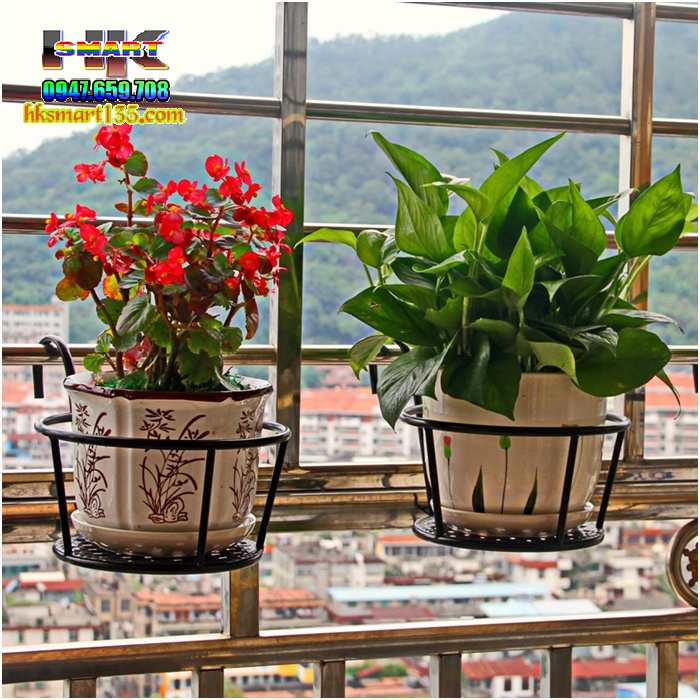Giá sắt để chậu Hoa- Cây cảnh treo ban công
